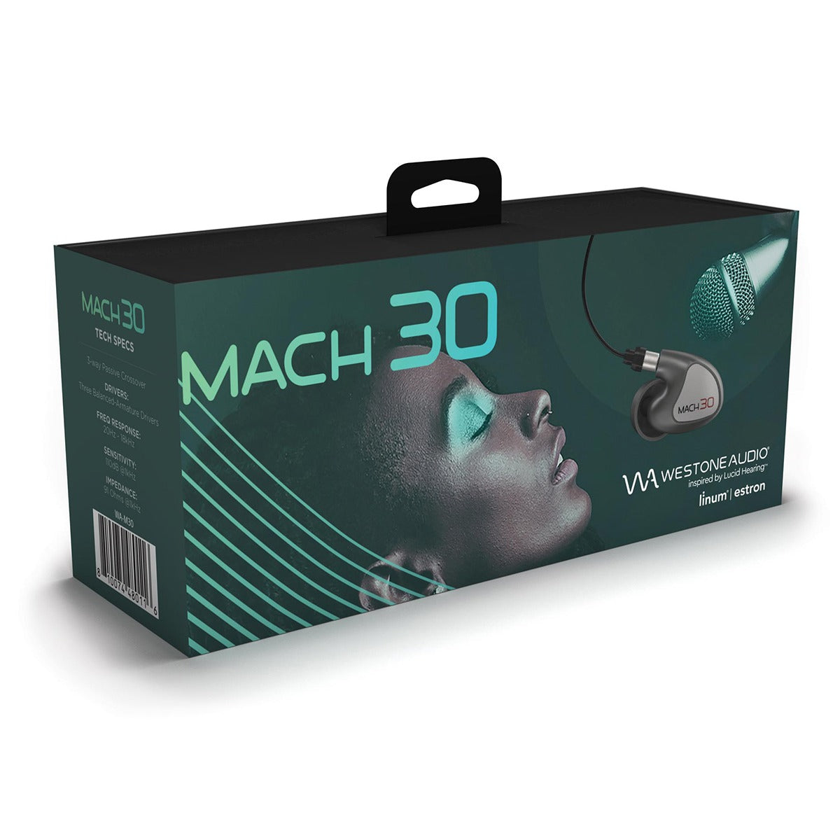 Westone MACH 30 - 3-driver Universal In-ear Monitors box