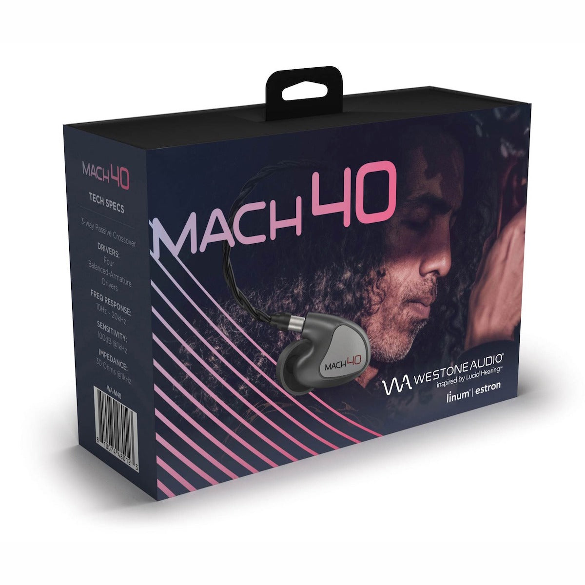 Westone MACH 40 - 4-driver Universal In-ear Monitors box