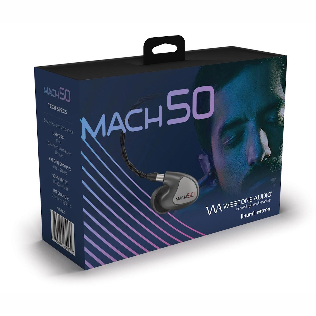 Westone MACH 50 - 5-driver Universal In-ear Monitors box