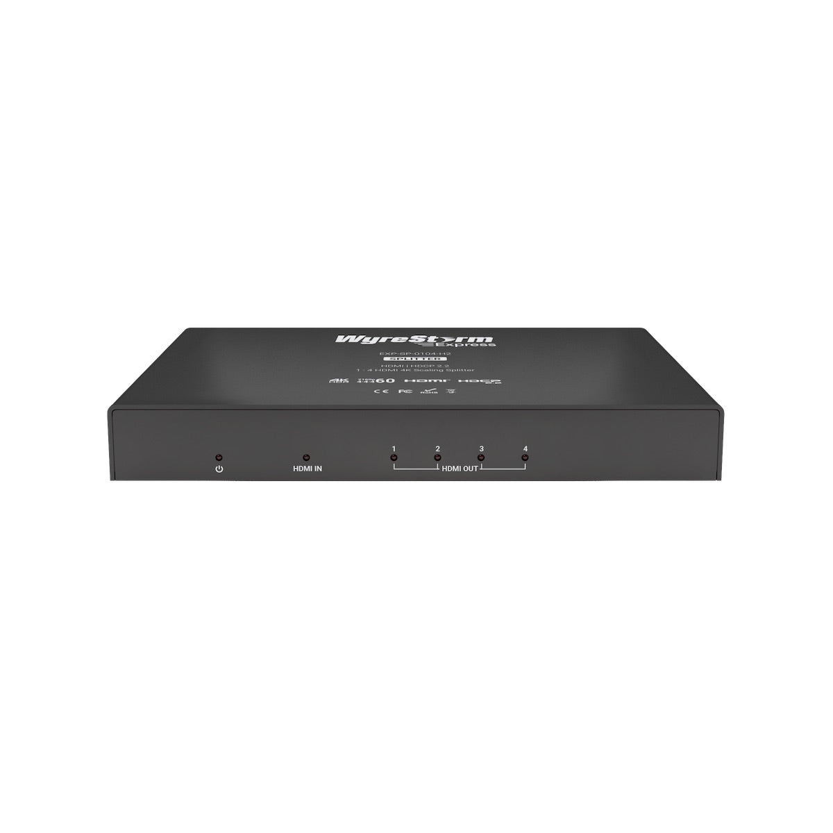 WyreStorm Essentials EXP-SP-0104-H2 - 4K HDR 1x4 Scaling HDMI Splitter, front