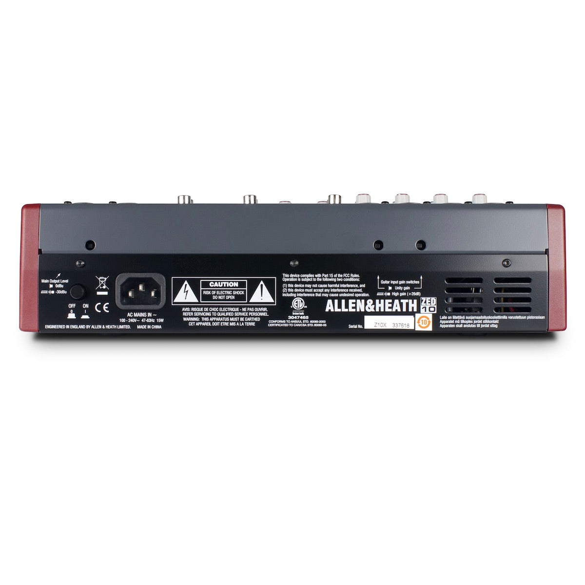 Allen & Heath ZED-10 10-Channel Analog USB Mixer