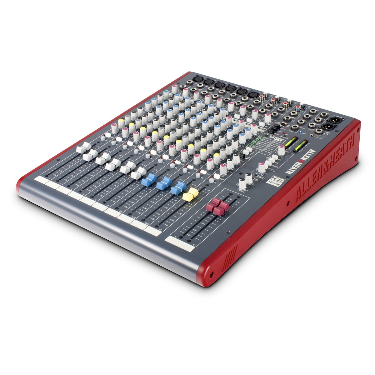 Allen & Heath ZED-12FX 12-Channel Analog USB Mixer with Effects, angle