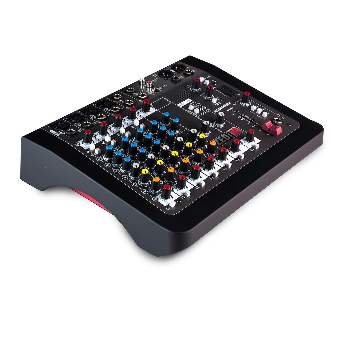 Allen & Heath ZEDi-10 - 10-channel Analog Mixer with USB Audio Interface, right angle