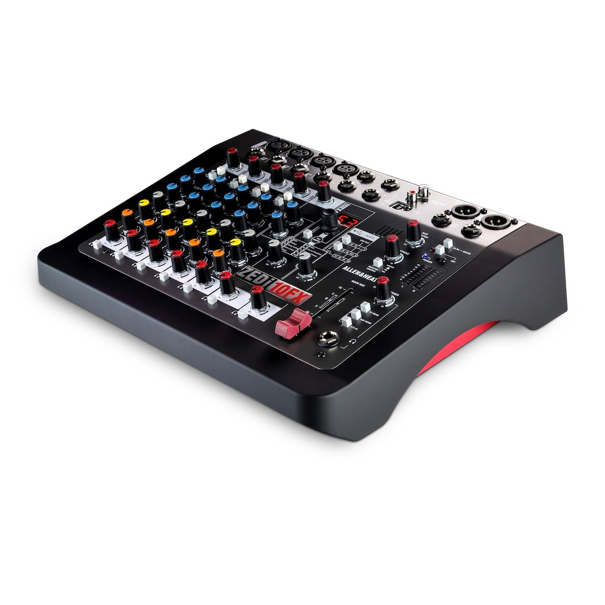 Allen & Heath ZEDi-10FX - 10-channel Analog Mixer with USB Audio and Effects, left angle