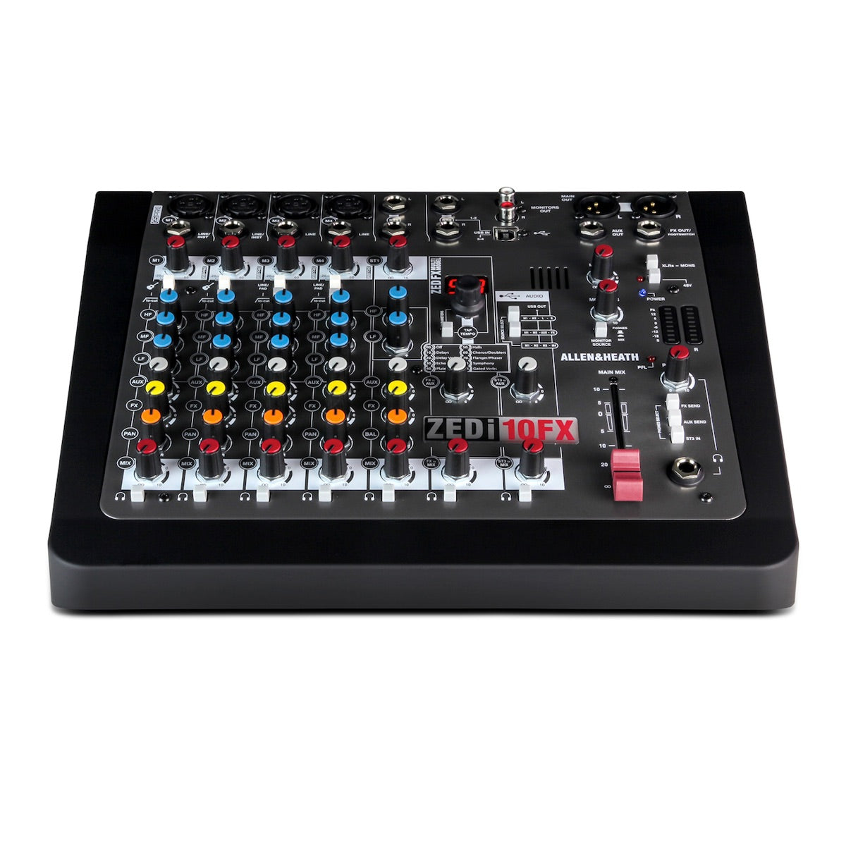 Allen & Heath ZEDi-10FX - 10-channel Analog Mixer with USB Audio and Effects, front